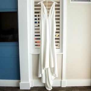 Adam Zohar Sleek Wedding Dress